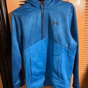 Under Armour Textured Blue Pullover